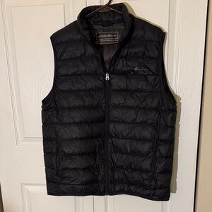 Men’s Eddie Bauer feather down puffer vest